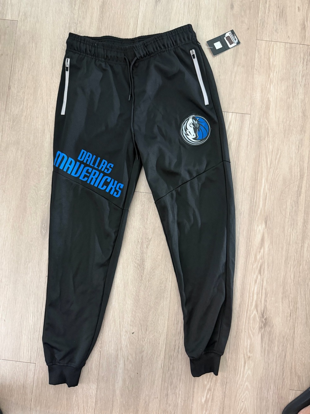 NBA Black Pants with Red and Blue Logo Tag